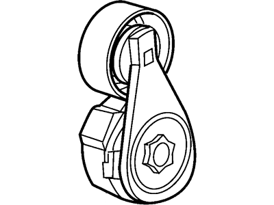 Ford 1L5Z-6B209-AA Pulley Assembly - Tension