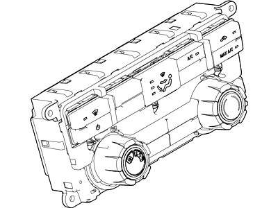 Lincoln Mark LT A/C Switch - AL3Z-19980-K