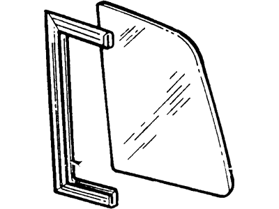 1992 Ford Ranger Weather Strip - E3TZ-1042052-D