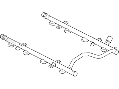 2001 Lincoln LS Fuel Rail - XW4Z-9D280-CA