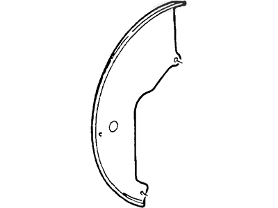 Mercury Mountaineer Brake Dust Shields - F57Z-2K004-AA