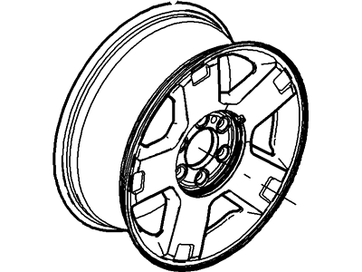 Ford 7L1Z-1007-E Wheel Assembly