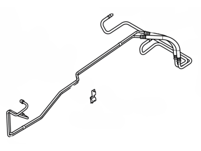 2005 Ford F-450 Super Duty Automatic Transmission Oil Cooler Line - 5C3Z-7R081-EB