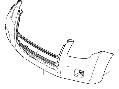 Ford 8E6Z-17D957-APTM Bumper Assembly - Front