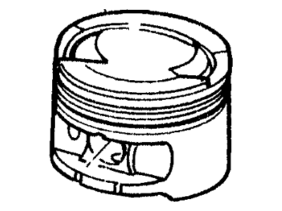 Ford F8CZ-6108-EA Piston And Pin Assembly