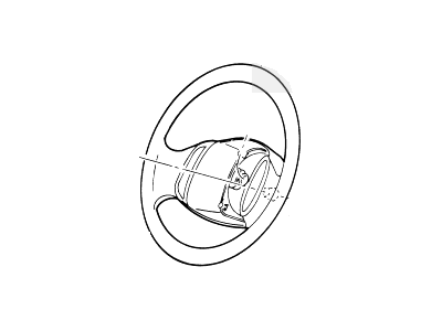 2002 Ford Excursion Steering Wheel - 2L3Z-3600-MAA