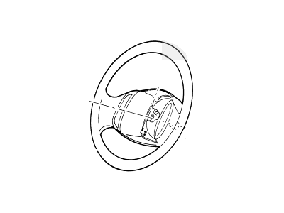 2003 Ford F-350 Super Duty Steering Wheel - 2L3Z-3600-MAA