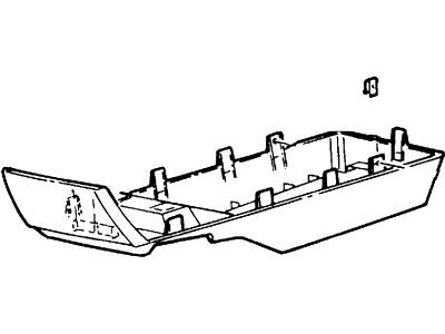 2001 Ford Explorer Sport Trac Center Console Base - XL2Z-98043B62-AAA