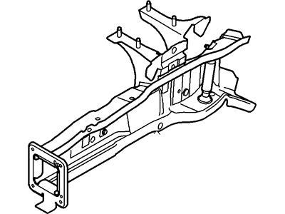 Ford 2T1Z-61102A56-A Member - Floor Cross - Outer