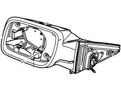 Ford Police Interceptor Utility Car Mirror - DB5Z-17682-UK