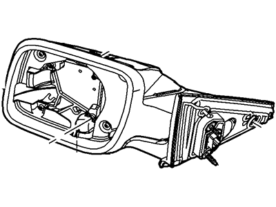 Ford DB5Z-17683-DF Mirror Assembly - Rear View Outer