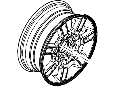 Ford AL3Z-1007-K Wheel Assembly