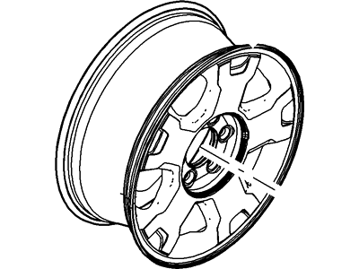 Ford 9L3Z-1007-C Wheel Assembly