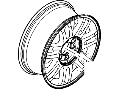 Ford 9L3Z-1007-H Wheel Assembly