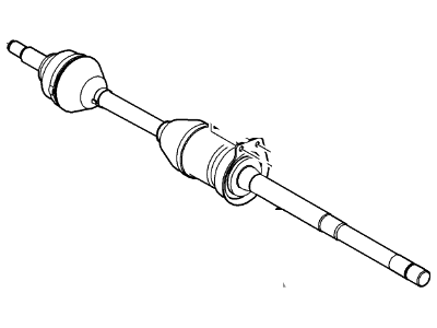 Ford CA8Z-3B436-B Front Axle Shaft