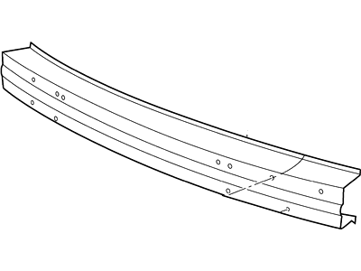 2003 Ford Crown Victoria Bumper - 3W7Z-17757-AA