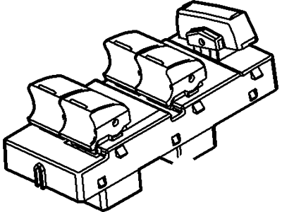 Ford 5F9Z-14529-BAE Switch - Window Control - Double