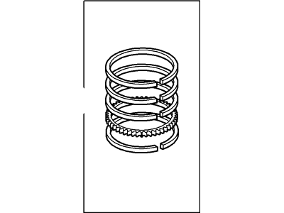 2002 Mercury Grand Marquis Piston Ring Set - 2L3Z-6148-JA