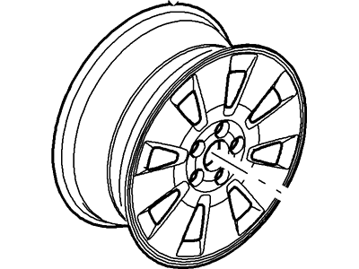 Ford 6L9Z-1007-K Wheel Assembly