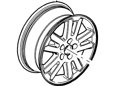 Ford 6L2Z-1007-B Wheel Assembly