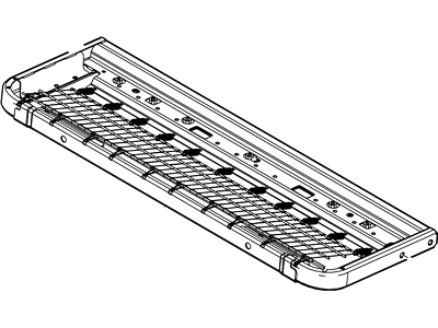 Ford 8C2Z-1663160-B Frame And Spring - Rear Seat Cushion