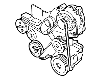 Ford Tempo Drive Belt - F23Z-8620-C