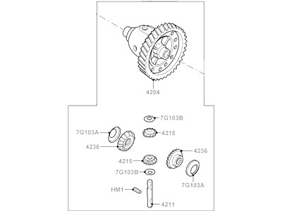 Mercury Differential - 9E5Z-4026-A