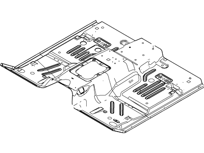 Ford 6L2Z-7811135-A Pan Assembly - Floor - Front