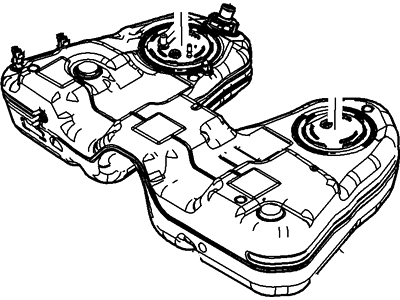 Ford Taurus X Fuel Tank - 8A4Z-9002-A