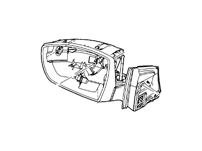 Ford CM5Z-17683-A Mirror Assembly - Rear View Outer