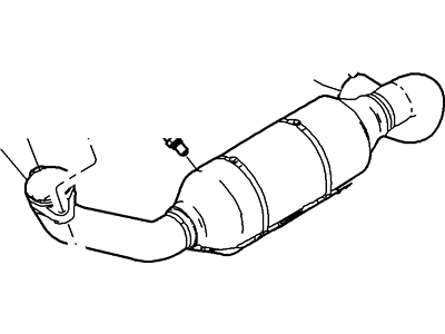 Ford 5L3Z-5E212-RA Catalytic Converter Assembly