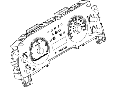 2005 Ford F-250 Super Duty Instrument Cluster - 5C3Z-10849-ZB