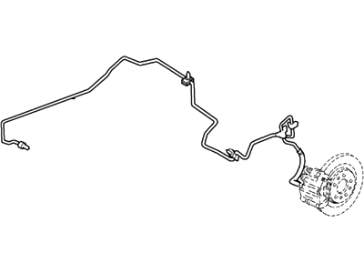 2004 Lincoln LS Brake Line - 2R8Z-2L391-AA