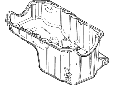 2007 Mercury Monterey Oil Pan - 5F2Z-6675-A