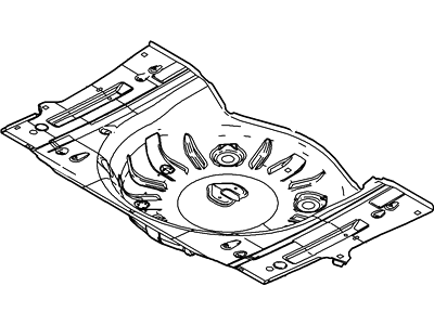 Ford 7E5Z-5411215-A Pan Assembly - Floor