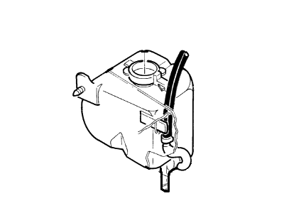 Mercury Lynx Coolant Reservoir - E83Z-8A080-A