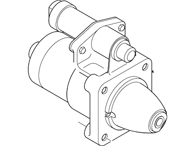 Ford YS4Z-11002-EBRM Starter Motor Assembly