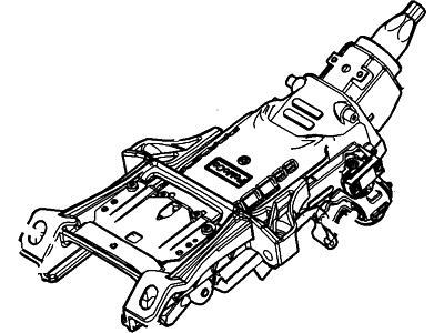 2012 Ford Edge Steering Column - BA1Z-3C529-C