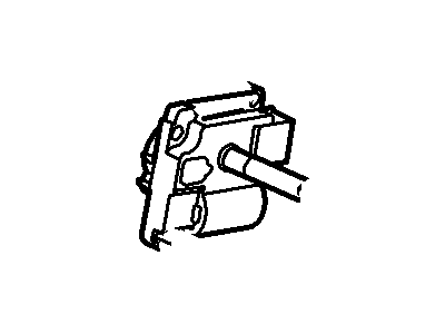 Ford YW4Z-19E616-AA Motor Assembly