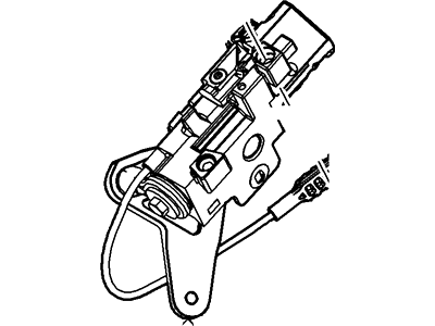 Ford 8C3Z-7210-A Selector Shaft Assembly