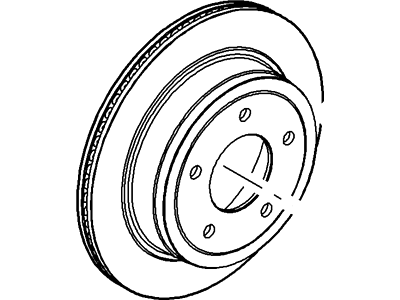 2004 Ford E-150 Brake Disc - 4C2Z-2C026-AA