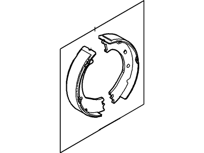 Ford 4C2Z-2648-AA Kit - Brake Shoe And Lining