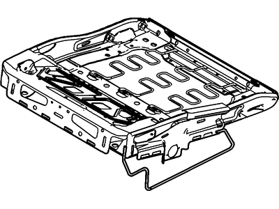 Ford 6L2Z-7863100-AB Frame And Spring - Front Seat Cushion