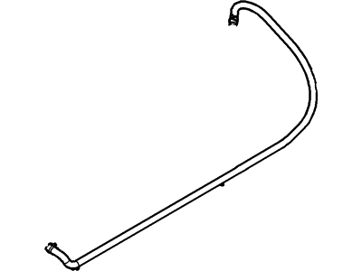 Ford F53 Stripped Chassis Cooling Hose - F81Z-8075-CA