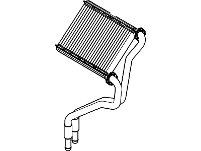 Ford AE9Z-18476-B Radiator And Seal Assembly - Heater