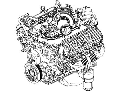 Ford 8C2Z-6007-A Engine Assembly