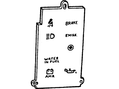 Ford E9TZ10A936C Jewels Warning Lamp