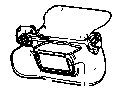 Ford 7L1Z-7804105-CB Sun Visor Assembly