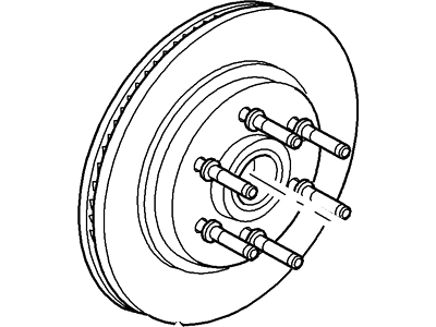 Ford F-150 Wheel Hub - 8L3Z-1102-A