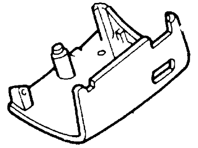 Ford F3LY3530A Shroud Assembly Steering Column